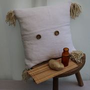 Linen and cotton cushion