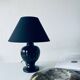 Antique black ceramic lamp