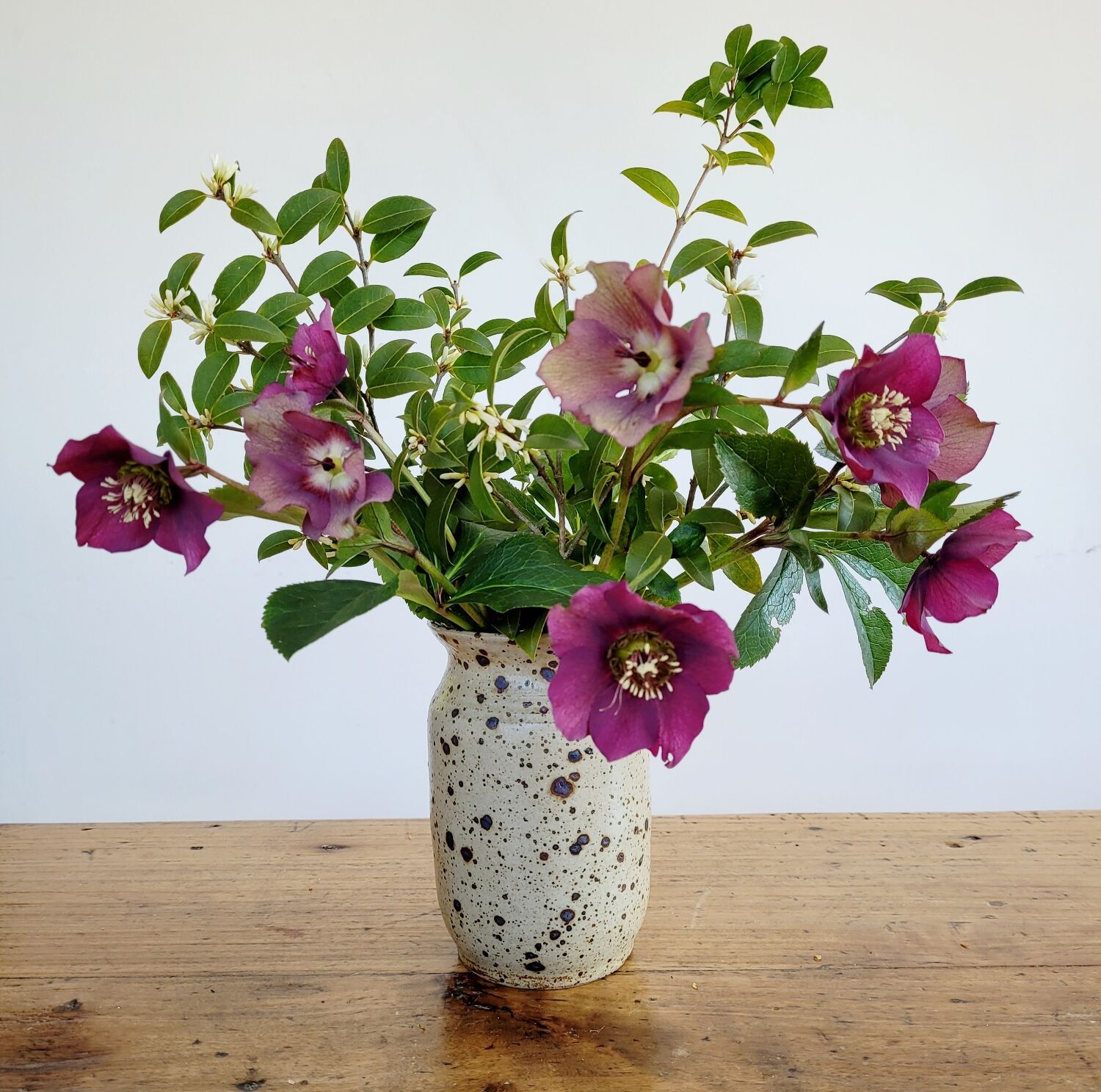 Pyrite sandstone vase