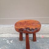 Brutalist style tripod stool