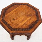 Carved table, France, circa 1910.