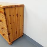 Vintage pine chest of drawers from the 70s
