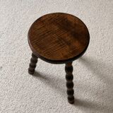 Wooden tripod stool