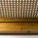 Dining chair by Zenon Baczyk, produced by GFM, Poland, 1970s, natural cane
