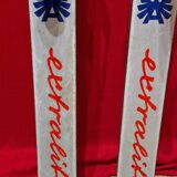 Pair of vintage skis