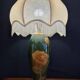 Green lamp in Art Deco style