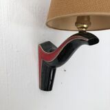 Wall light ceramic vintage 50s