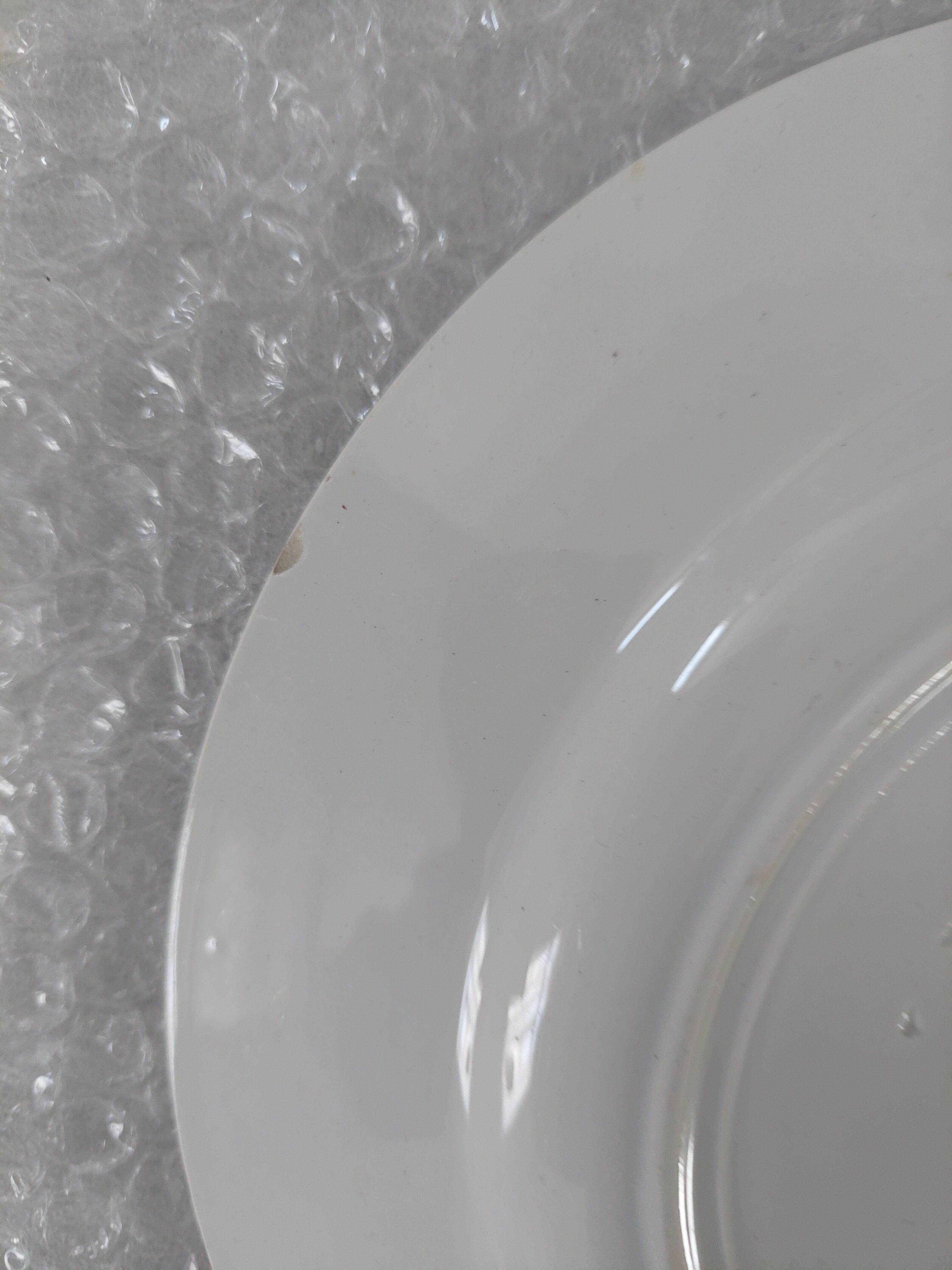 Set of 6 plates porcelain moulin des loups & hamage nord model valdivia used