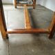 Wooden farm table