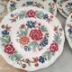Set of 8 flat plates Sarreguemines model Vence