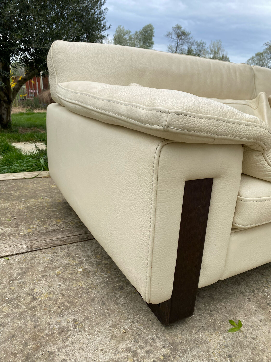 Roche Bobois leather sofa