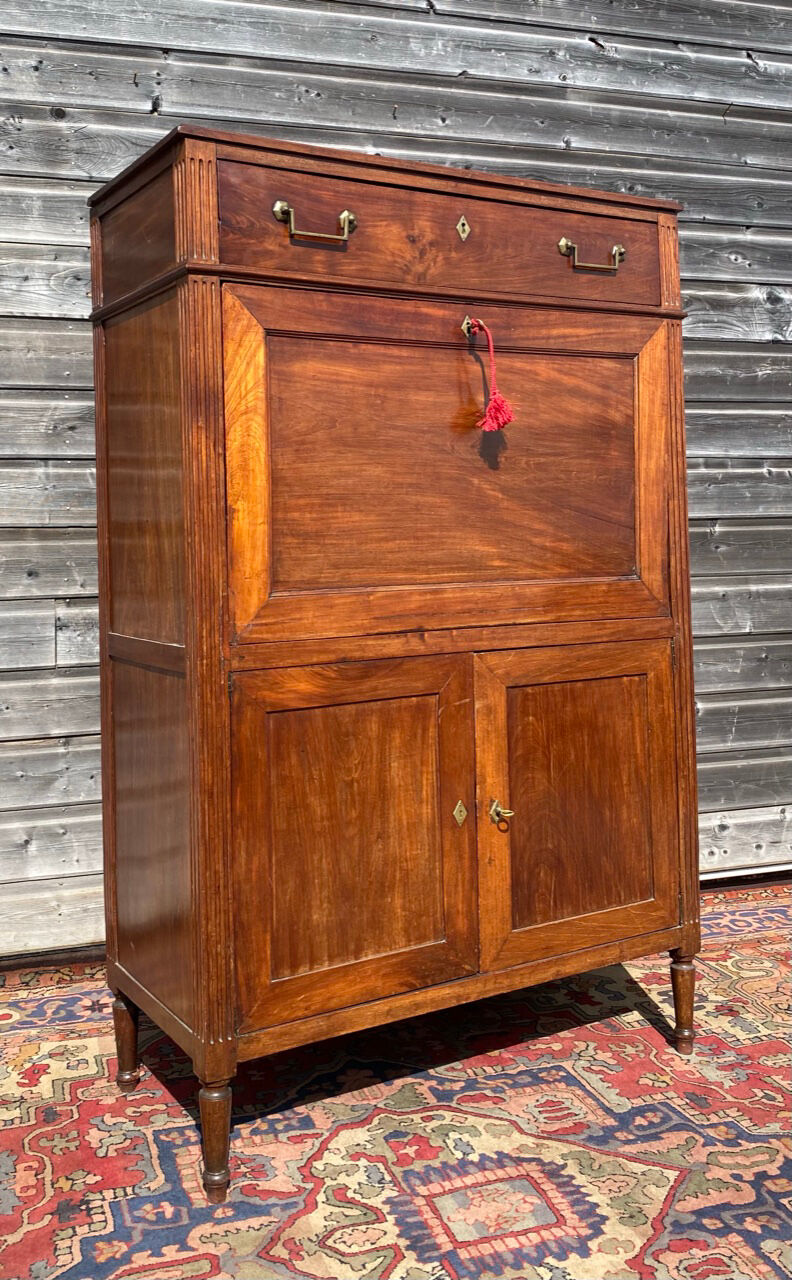 Secrétaire en acajou d’époque Louis XVI XVIII eme siècle