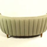 Danish Banana Sofa By N.A. Jørgensen Møbelfabrik, 1950s