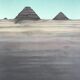 Original lithograph by Alain Le Foll, Khufu, Kephren, Mykerin, 1978