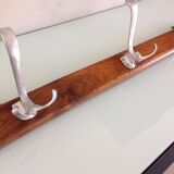 Old peg coat rack with 3 heads industrial style