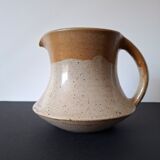 Ceramic pitcher by Fabien Comte, signed.