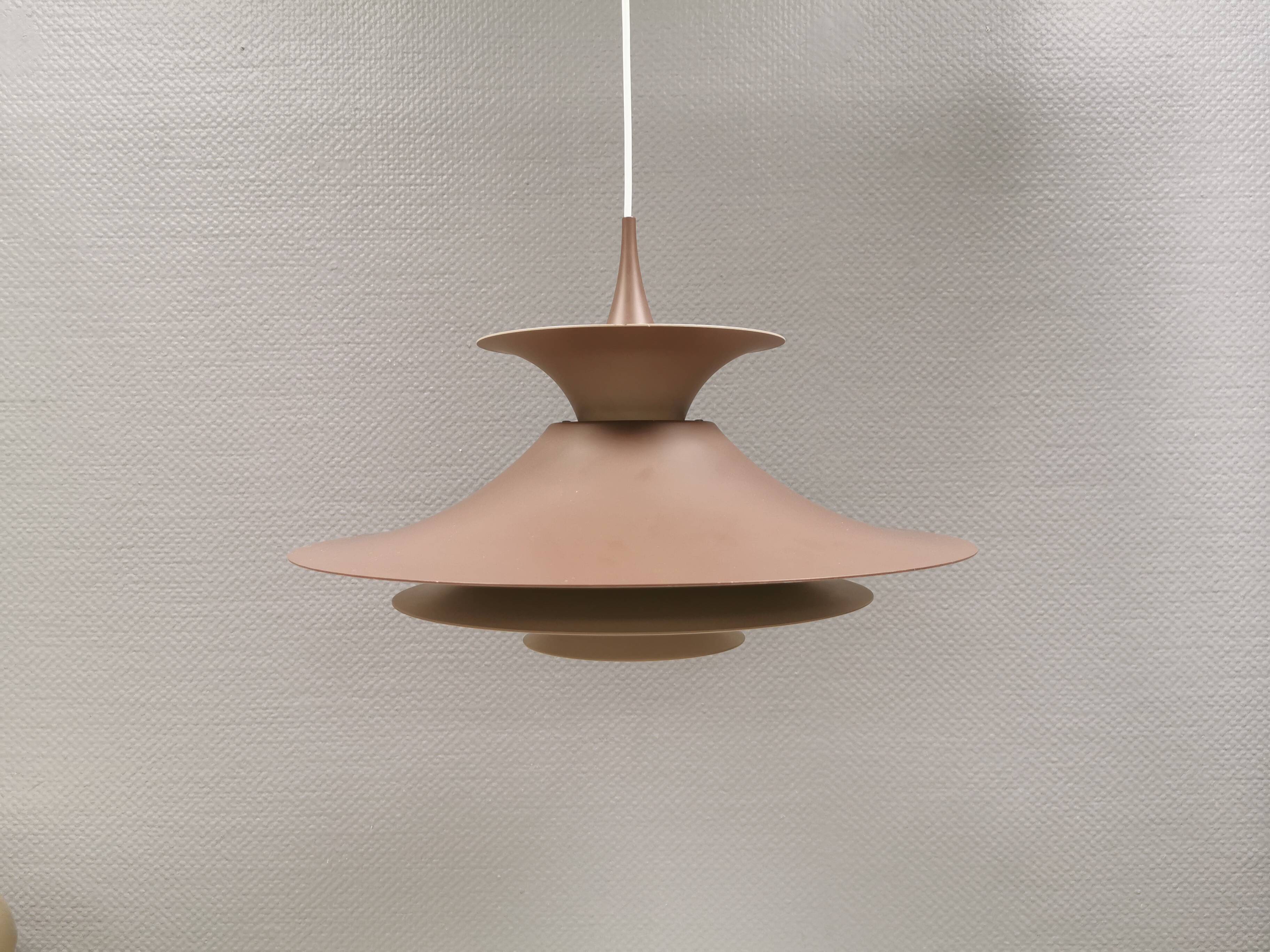 Radius hanging lamp, by Erik Balslev, for Fog & Mørup Denmark 1970s