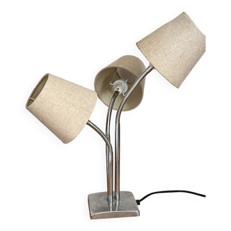 Vintage table lamp with 3 lampshades