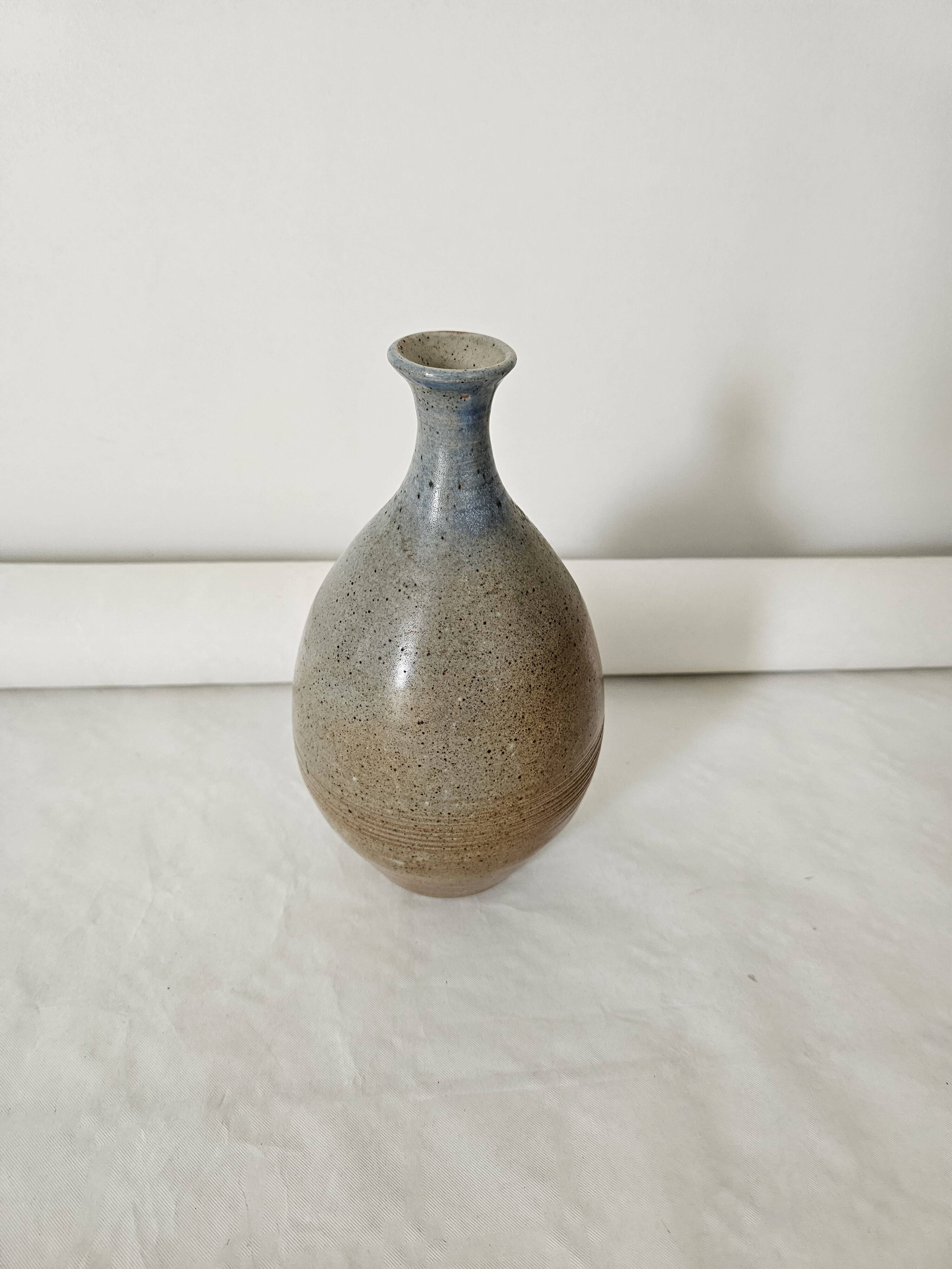 Ceramic soliflore vase signed Ligia
