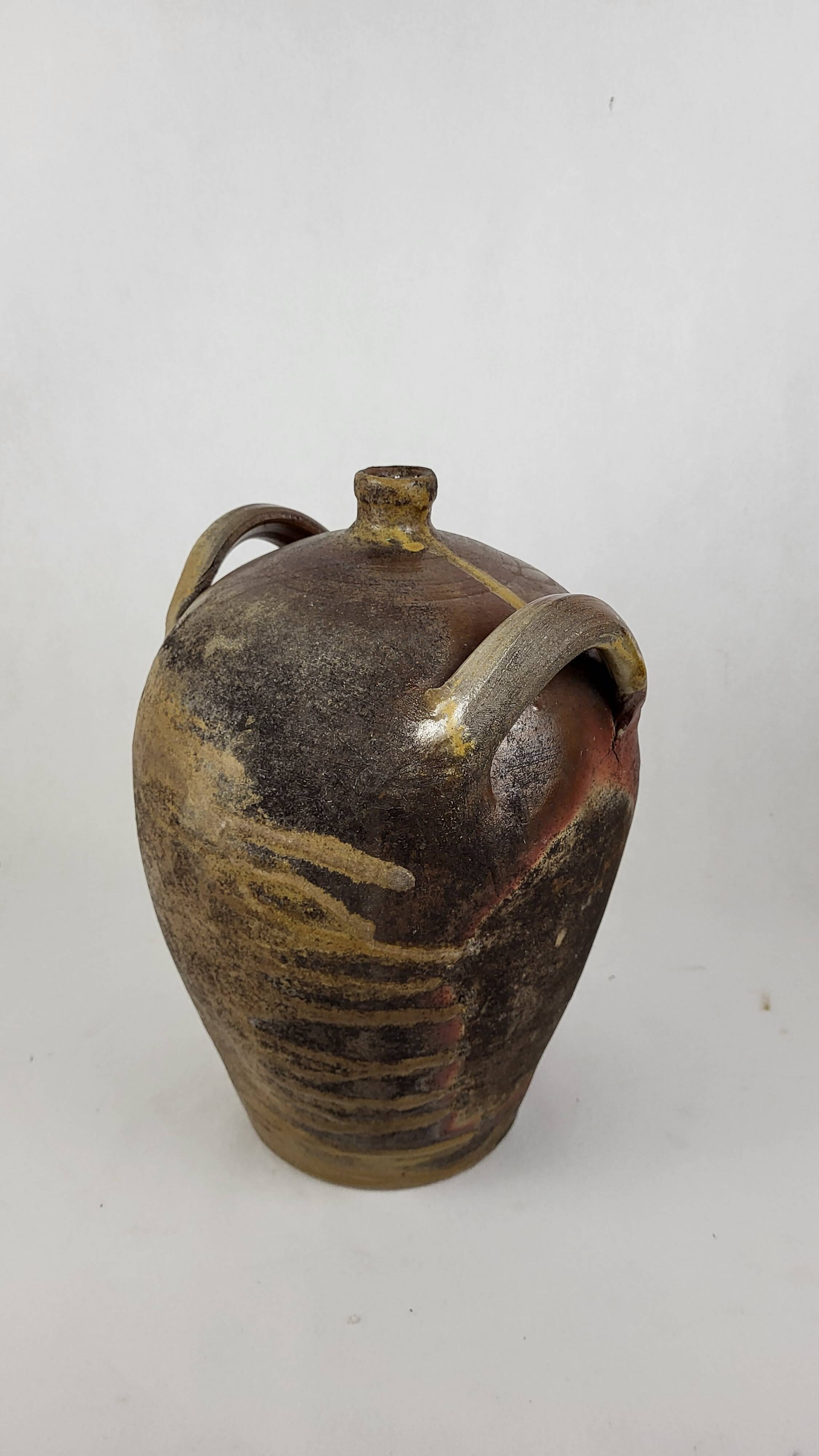 Toule Jarre bottle in Puisaye sandstone 19th century