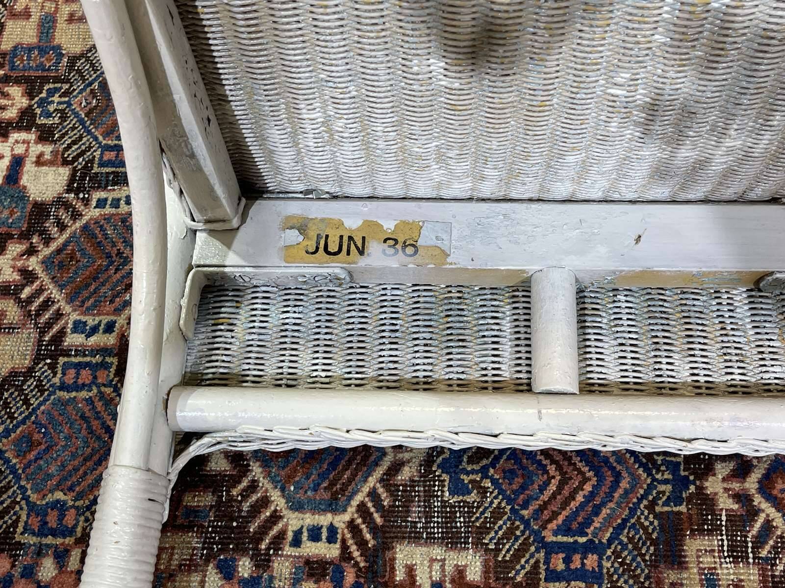 1930s lloyd loom armchair