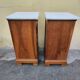 Set of 2 marble wood bedside tables