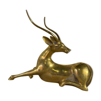 Gazelle en laiton