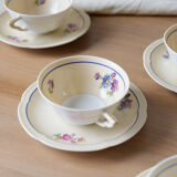 Coffee cups x5 - porcelain