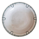 Hollow round faience dish Saint Amand