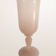 Pink opaline pedestal vase