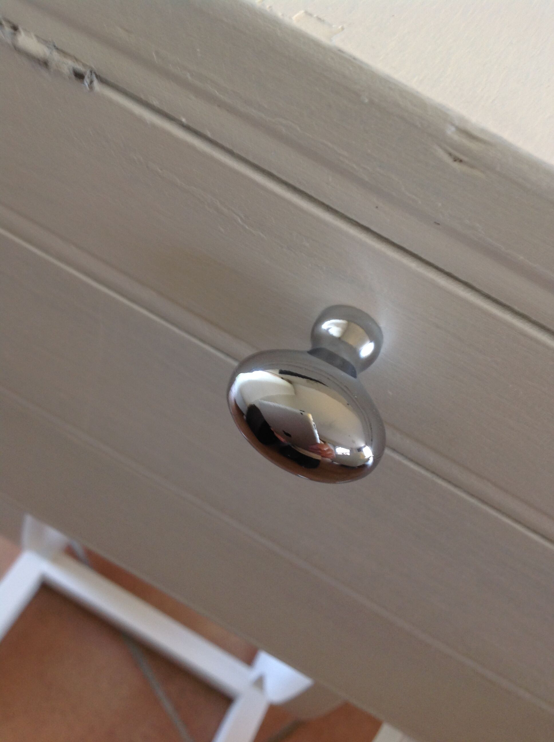 Worker painted wooden art deco form