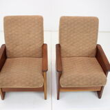 Pair of armchairs czechoslovakia, 1970s