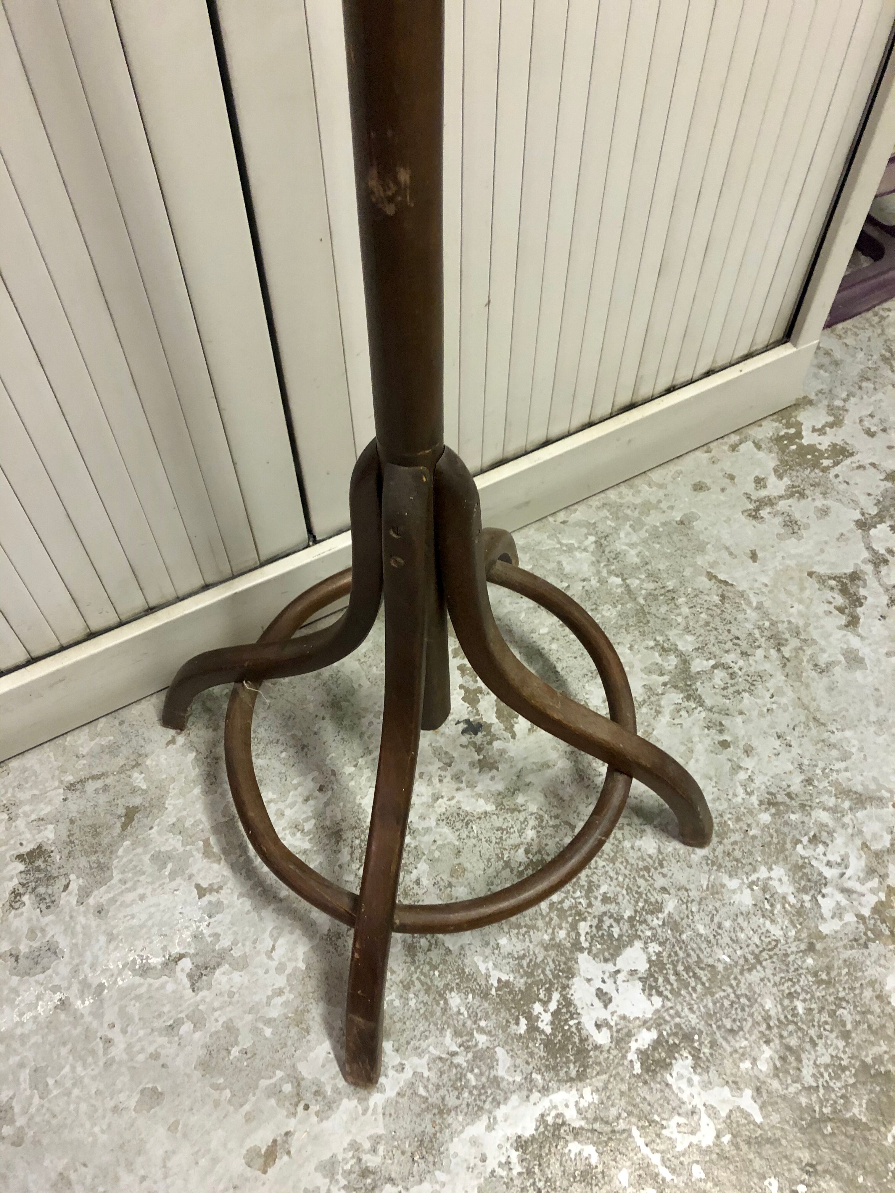 Wooden coat hanger