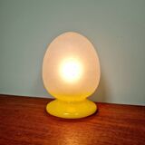 Bubble glass egg table lamp, 1970s
