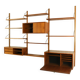 Danish Modular Teak Wall Unit by Poul Cadovius, 1960s
