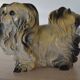 Ceramic dog sculpture from the 1940s-50s.