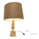 Lampe de table en maïs vintage française, années 1970