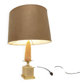 Vintage French corn table lamp, 1970s