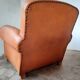 Old leather club chair 1940-1950