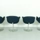 Set of 4 Swivel Little Tulip Dining Chairs by Pierre Paulin for Artifort, 1