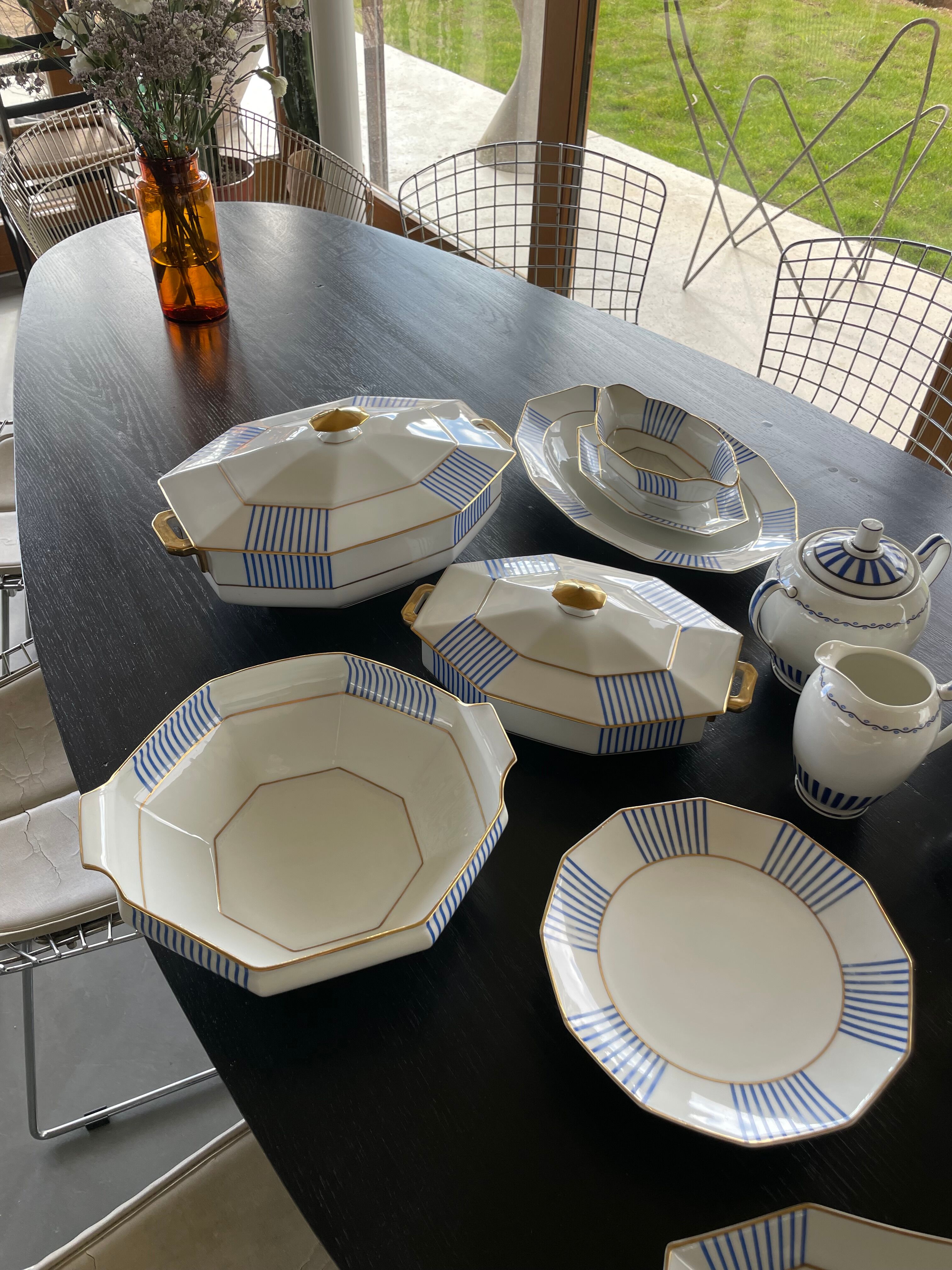 Set XXL crockery Limoges A.Lanternier