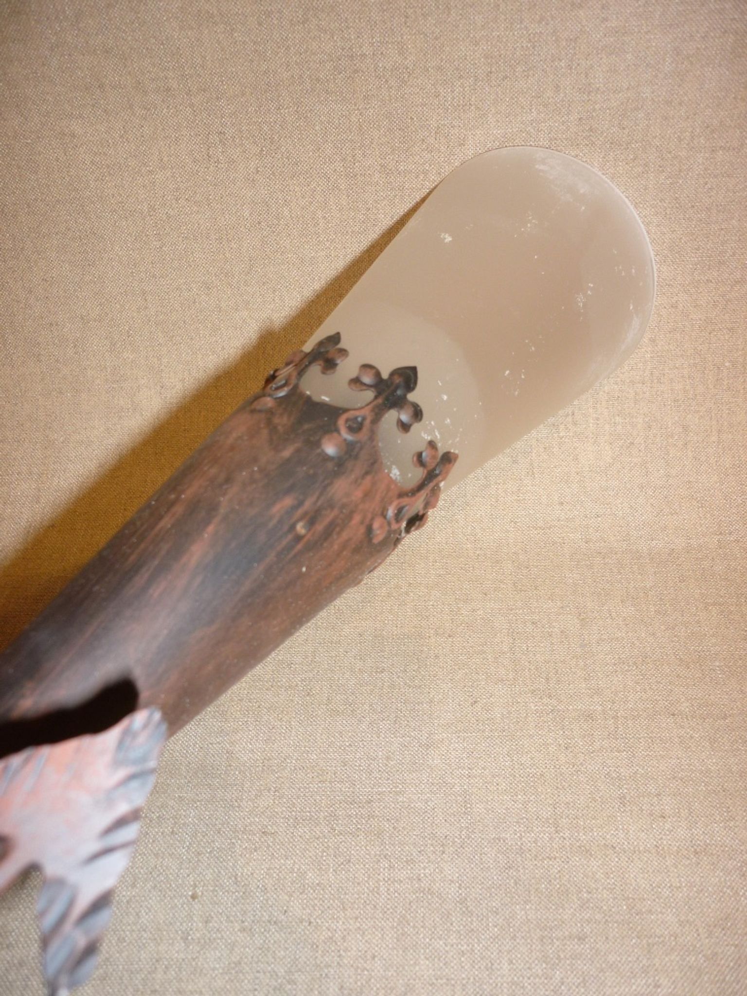 Wall lamp in iron