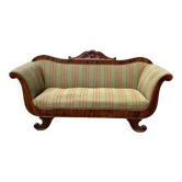 Antique Charles X style 'Gondola' type sofa to be restored, 19th century