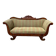 Antique Charles X style 'Gondola' type sofa to be restored, 19th century