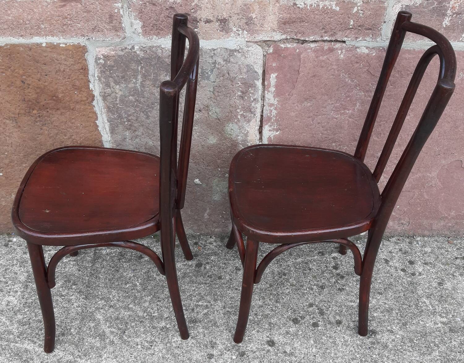 "Fischel" bistro chairs (pair)