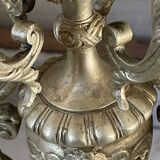 Napoleon III style chandelier in gilded bronze 48.5cm