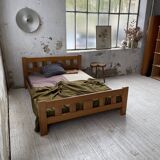 Maison Regain solid double bed 140 cm