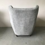 Pair of italian armchairs in velvet