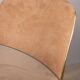 Ensemble de 4 chaises et table vintage années 70 en métal doré design gastone rinaldi