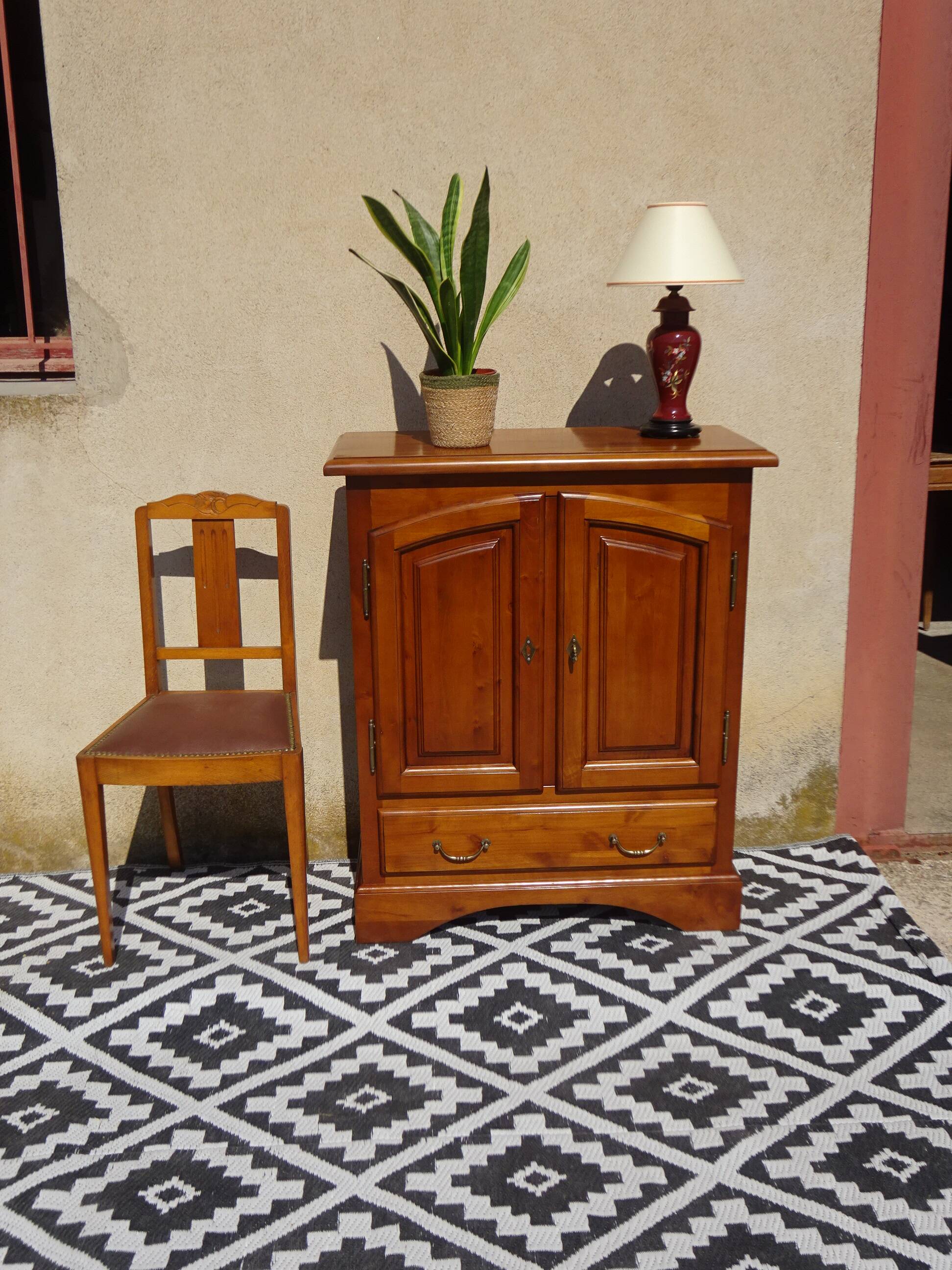 Petit meuble vintage, faible profondeur